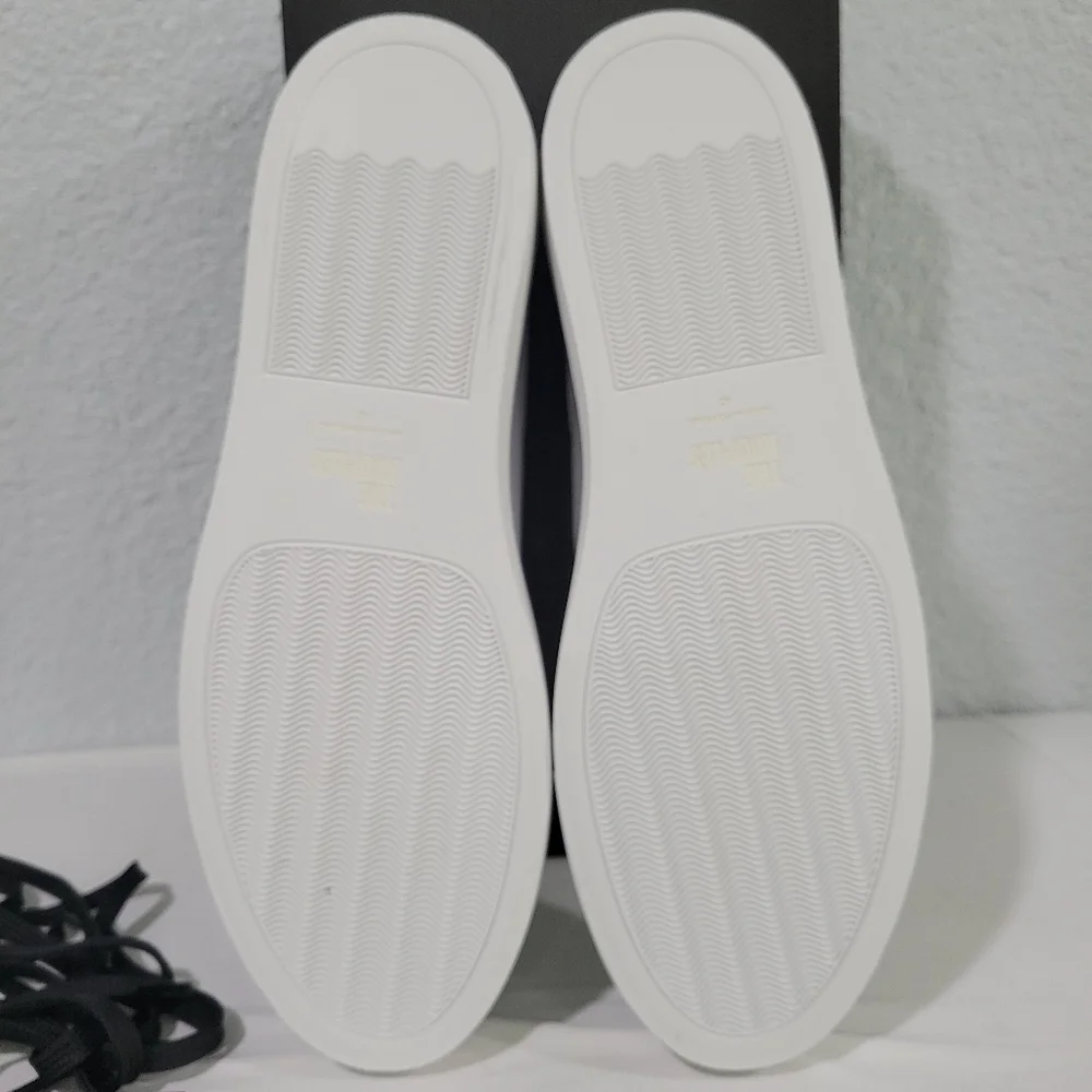 The Kooples Men Low Sneakers White Leather Mens Size 8 /Women 9.5 NEW